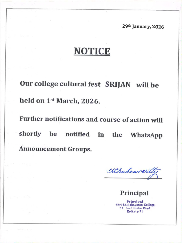 Srijan 2026 | PDF