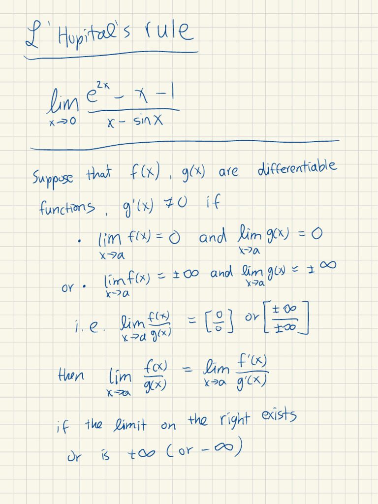 Calculus Notes | PDF