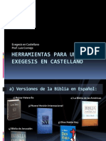 Herramientas para Una Exegesis en Castellano