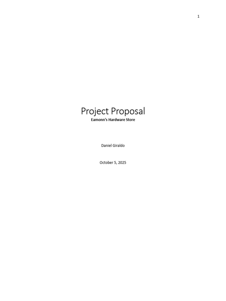 Project Proposal Template-MIS407 | PDF | Databases | Sql