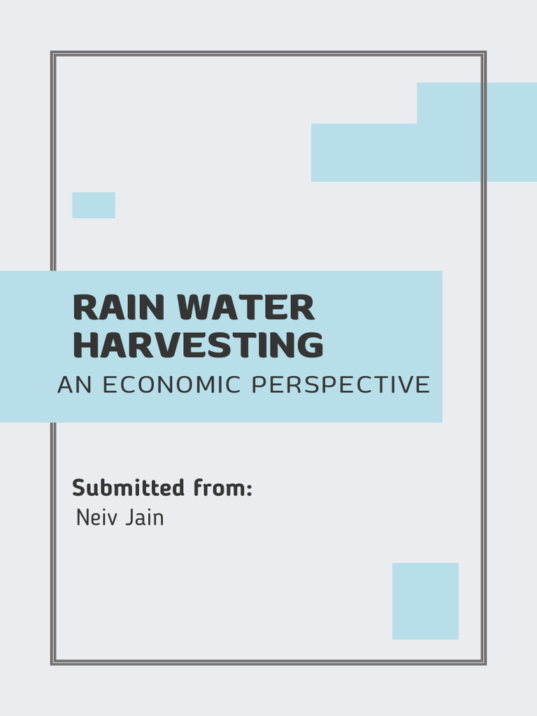 Project Neiv 2 | PDF | Water Scarcity | Water