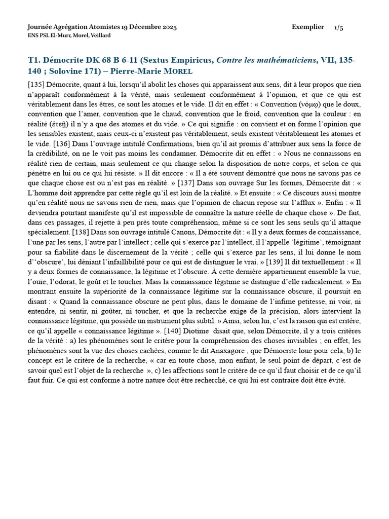 Exempli Era To Mist Es 19 Decembre | PDF | Vérité