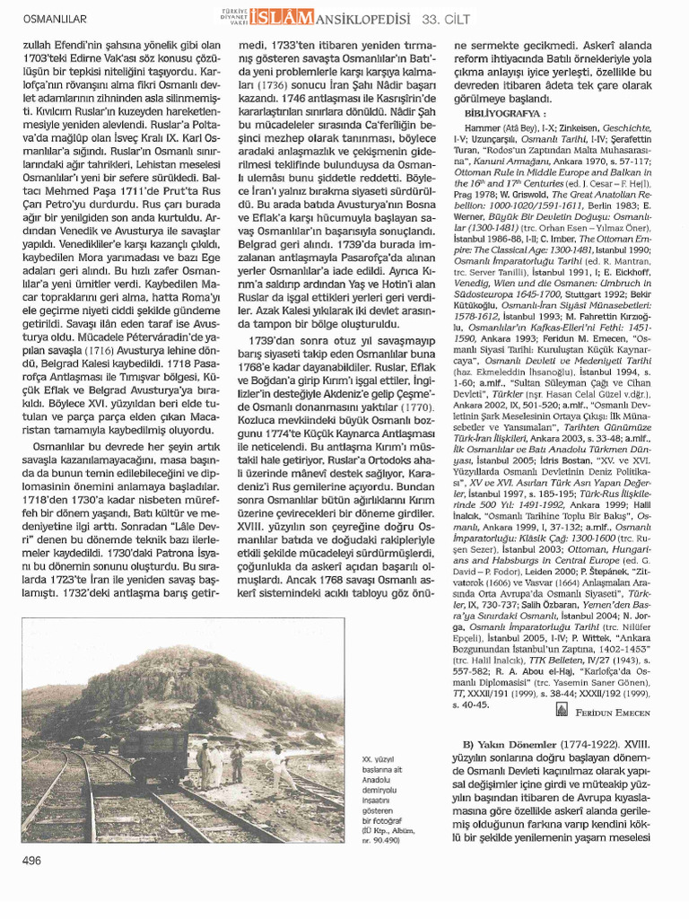 Osmanlı Yakın Dönem Siyasi Tarihi | PDF