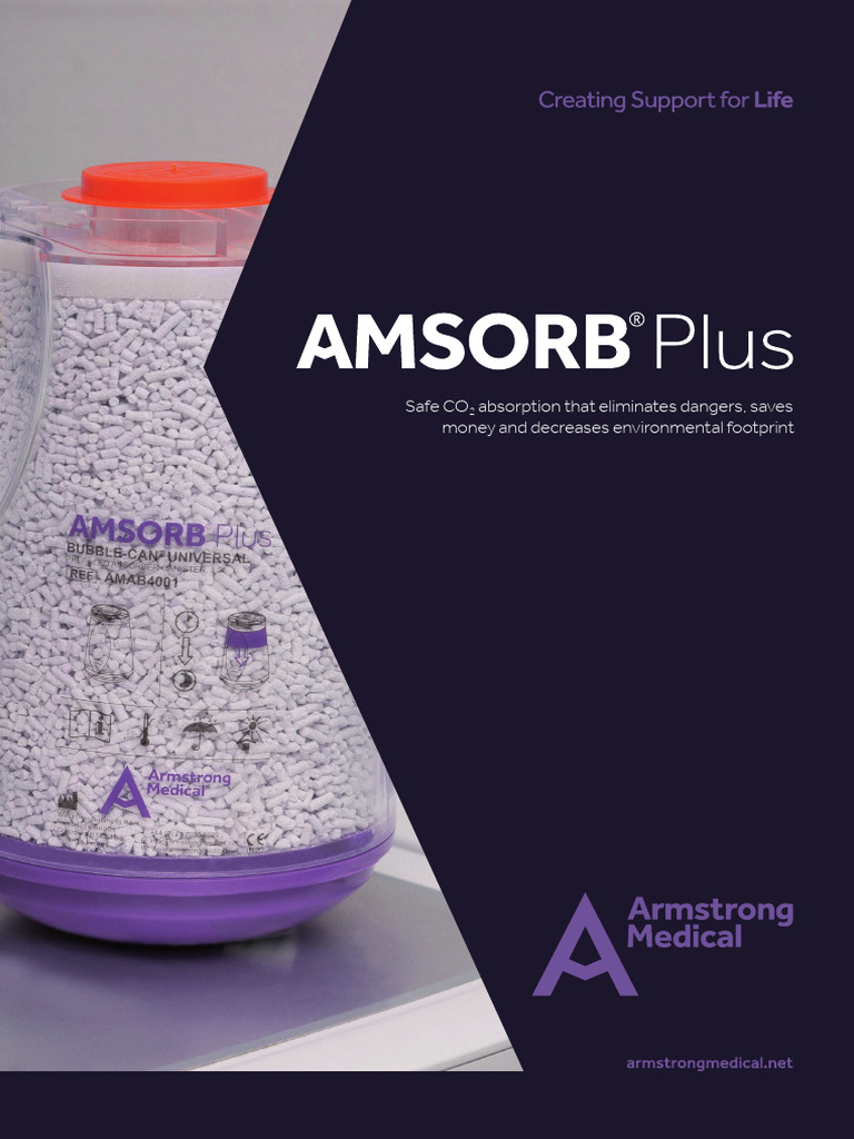 AMSORB Plus Brochure v9 | PDF | Carbon Dioxide | Anesthesia