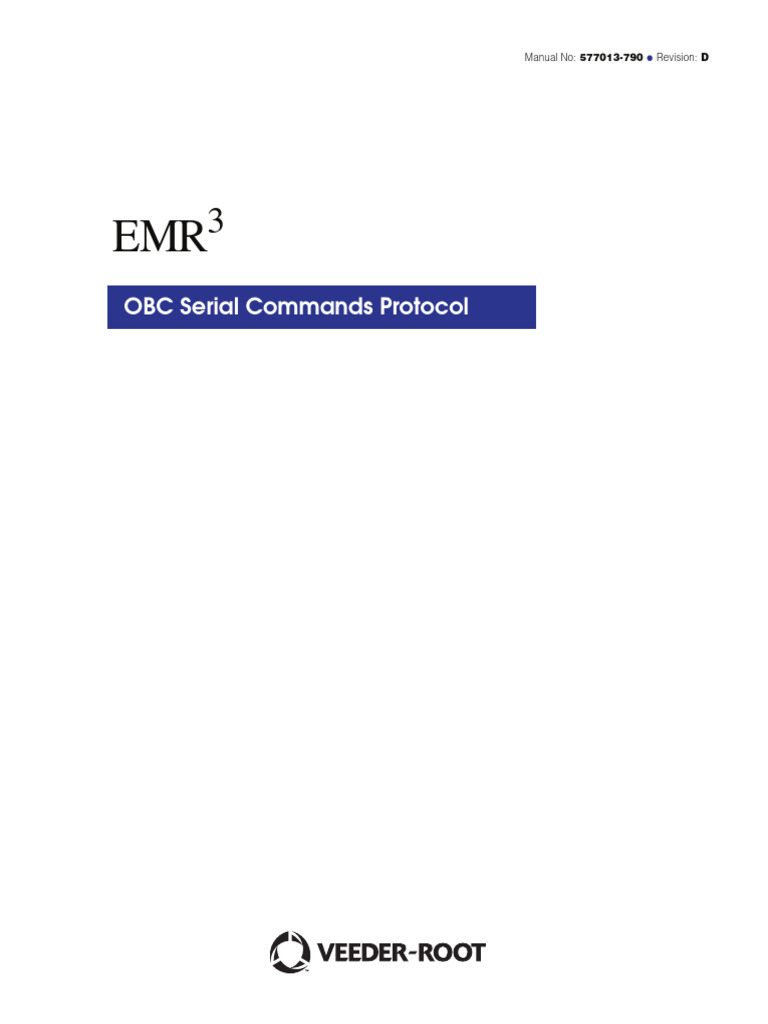 6 - OBC Serial Commands 0577013-790 - E01 | PDF | Integer (Computer ...