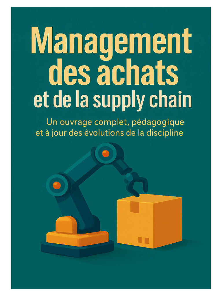 345 - Management Des Achats Et de La Supply Chain | PDF