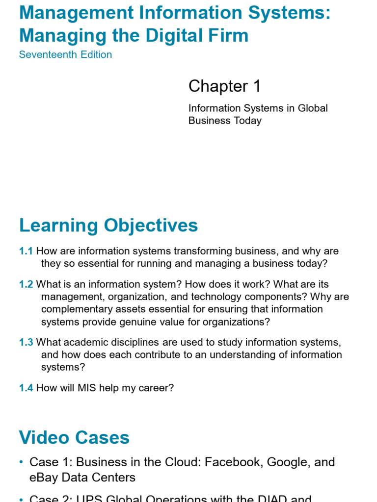 MIS-1-4 | PDF | Business Process | System