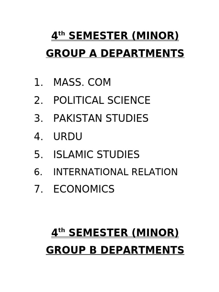 Group A & B | PDF