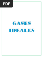 Constantes y Leyes de los Gases Ideales | PDF | Gases | Mole (Unidad)