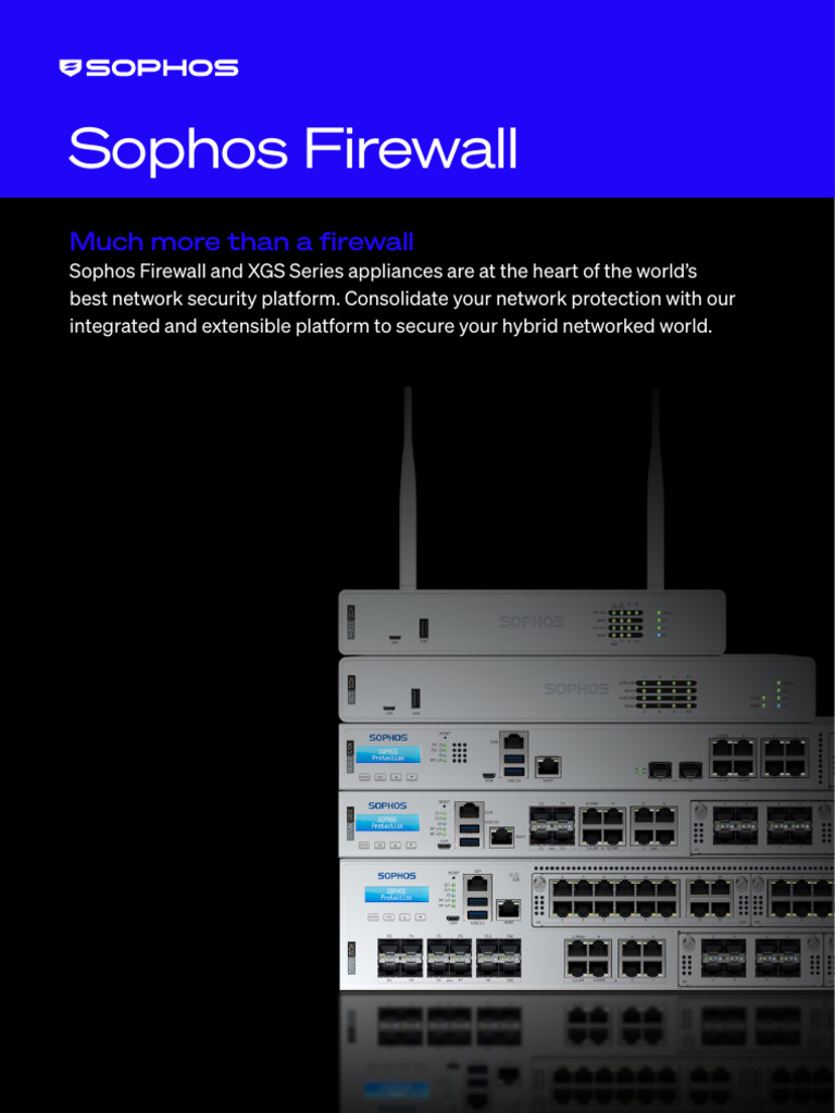 Sophos Firewall BR | PDF | Security | Computer Security