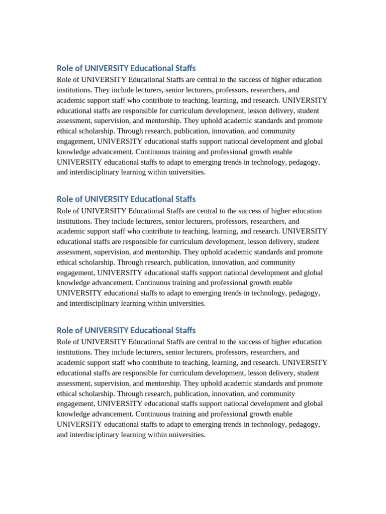 University Staffs Labelled 1-1 | PDF | Lecturer | University