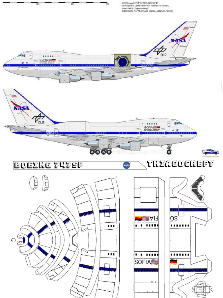 Boeing 747-SP NASA PAPERCRAFT | PDF
