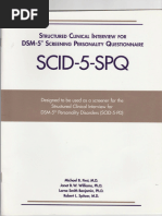 SCID-PD Screening Questionnaire Guide | PDF | Borderline Personality ...