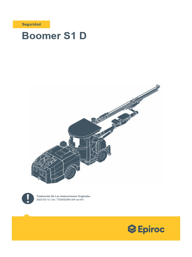 TIS0003364.004 Es-MX Boomer S1 D - Safety | PDF | Reciclaje | Perforación
