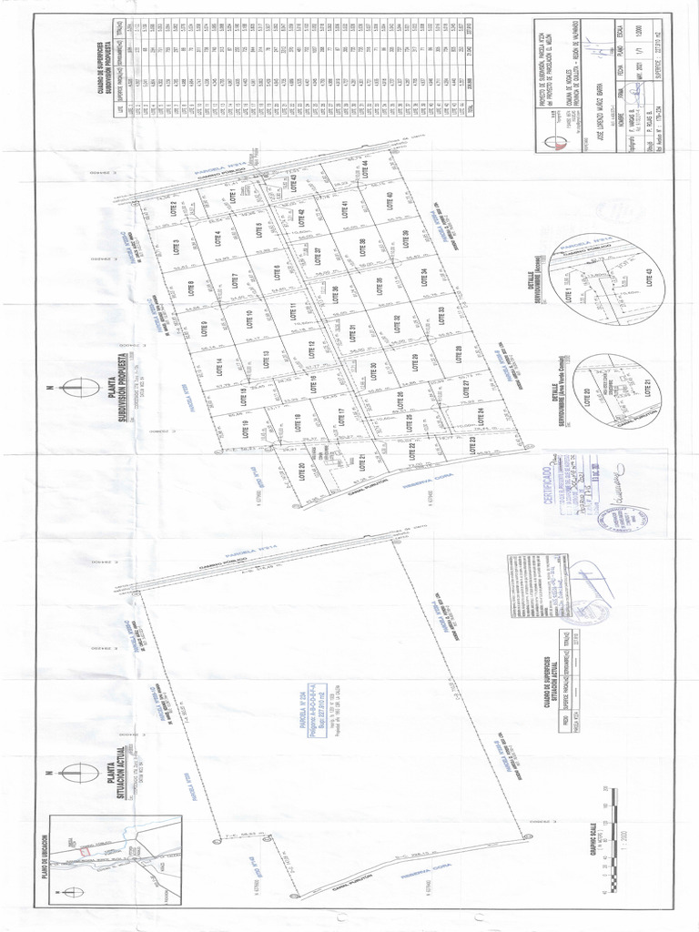 06 - 234 Plano de Subdivision C-C 1715-2021 | PDF