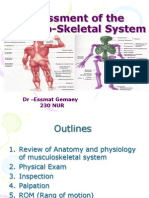Assessment of The Musclo-Skletal System