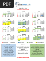 CPUT Academic Calendar 2026 Summary | PDF | Academic Term | Observances