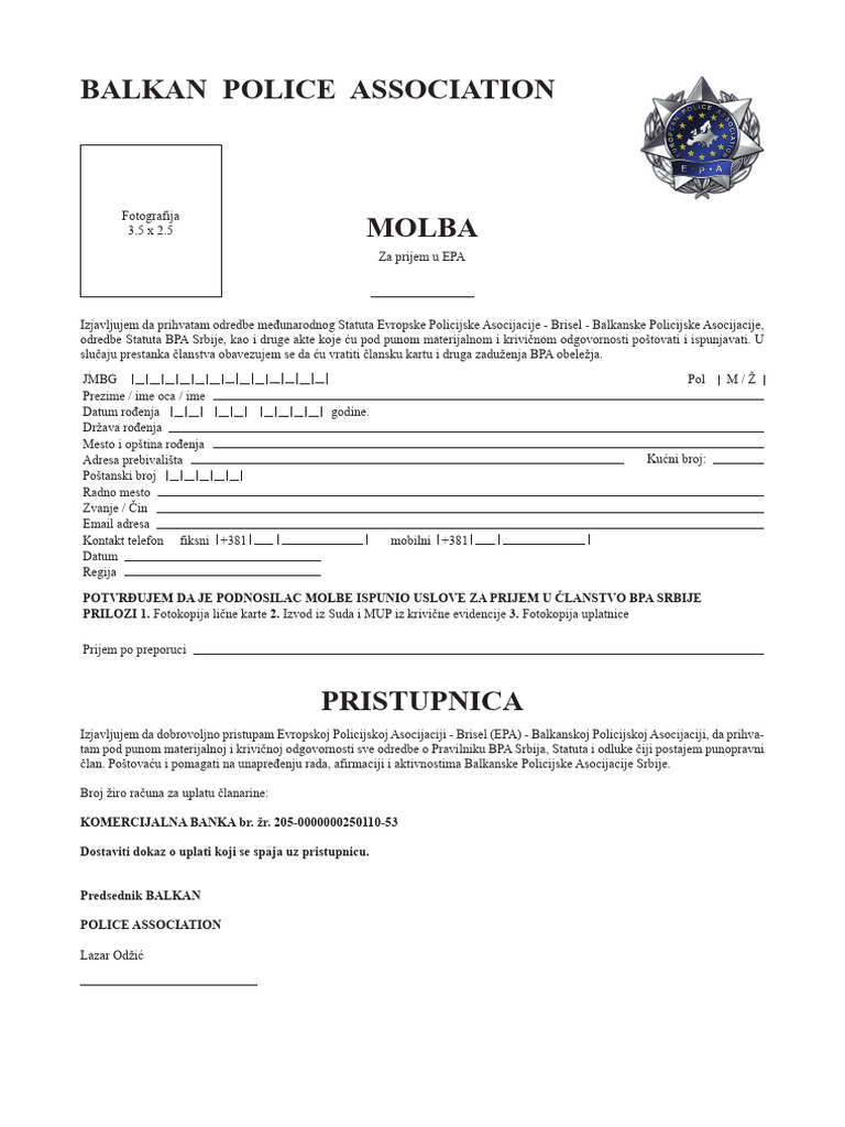 Molba | PDF