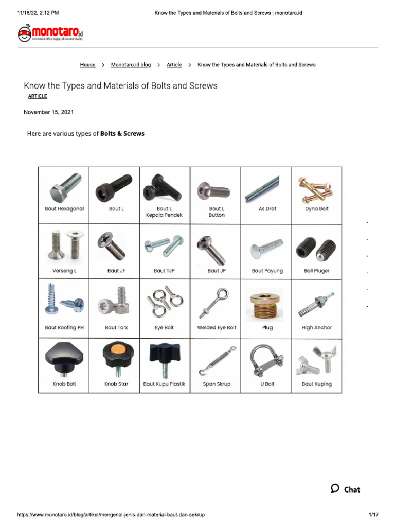 Bolt Naming Convention | PDF