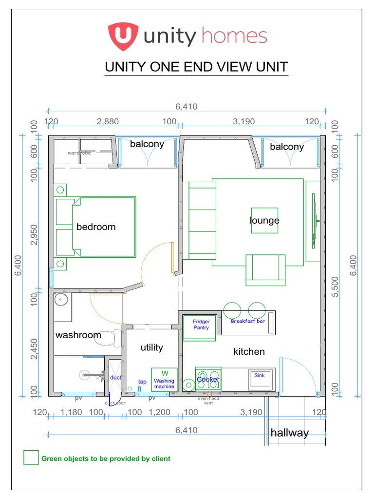 End View Unit Drawings | PDF | Home | Kitchen
