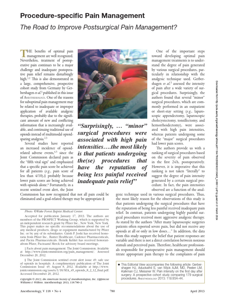 20130400_0-00011 | PDF | Pain Management | Analgesic