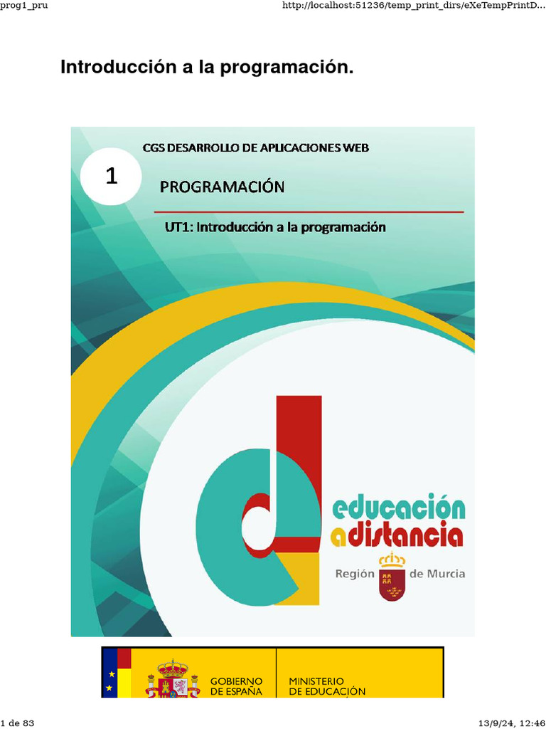 Unidad 1 | PDF | Lenguaje de programación | Programación de computadoras