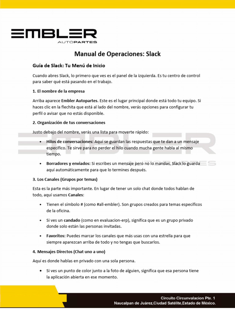 Manual - Slack | PDF | Chat en linea | Software