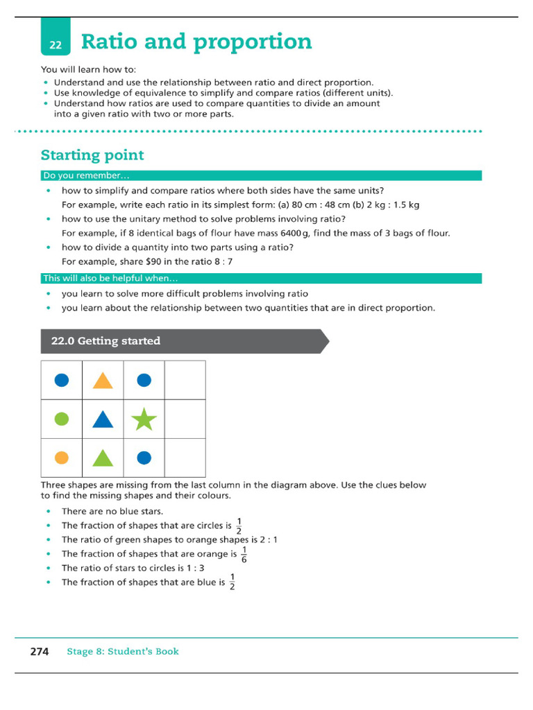 Practice Unit 12 Maths Stage 8 | PDF