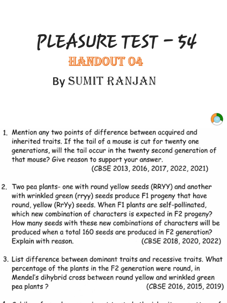 Handout 04 Sumit Ranjan | PDF