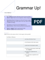 Grammar Up!: Level 1 Part 5 It Is/there Is