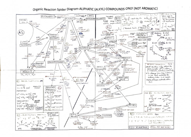 Organic Reaction Diagram | PDF