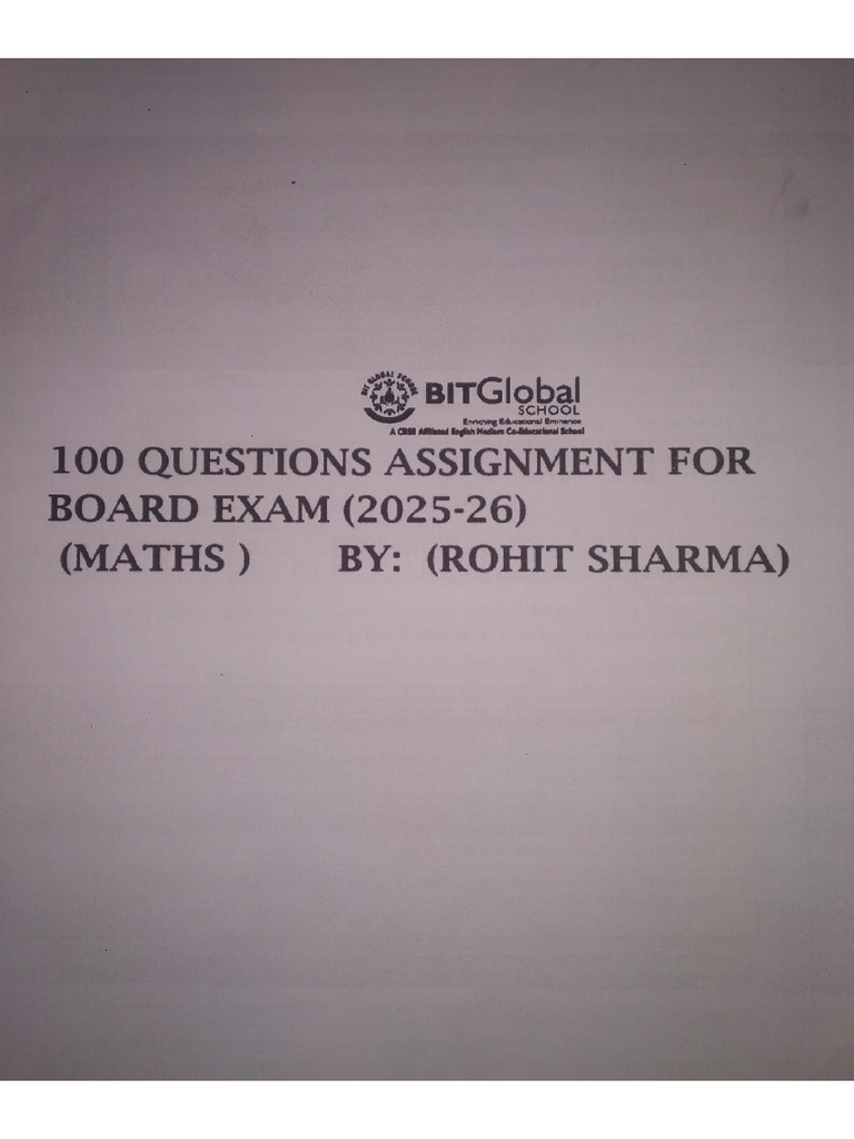 Most IMPORTANT 100 Questions | PDF