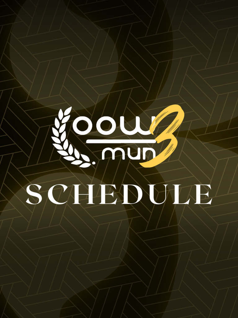 Schedule PDF | PDF