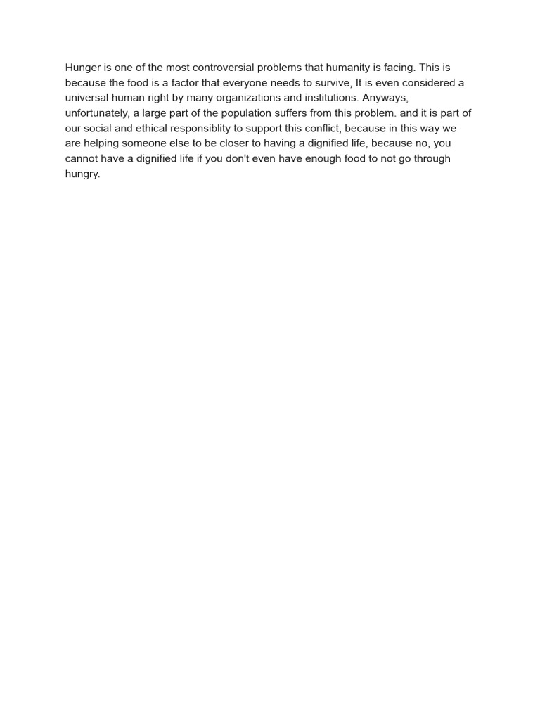 0 hunger | PDF