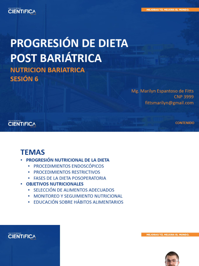Clase 6 - Dietas Bariatricas 14 Ene 25 | PDF
