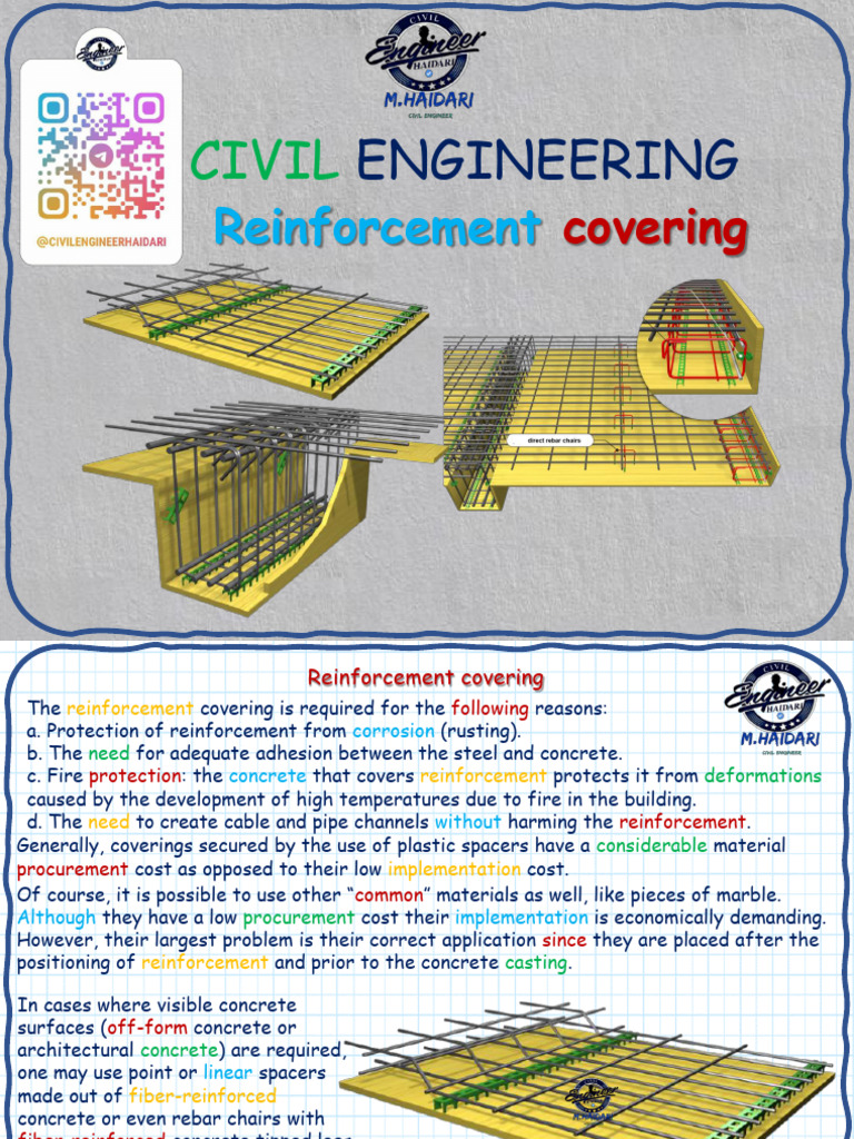 Reinforcement Covering | PDF | Concrete | Corrosion