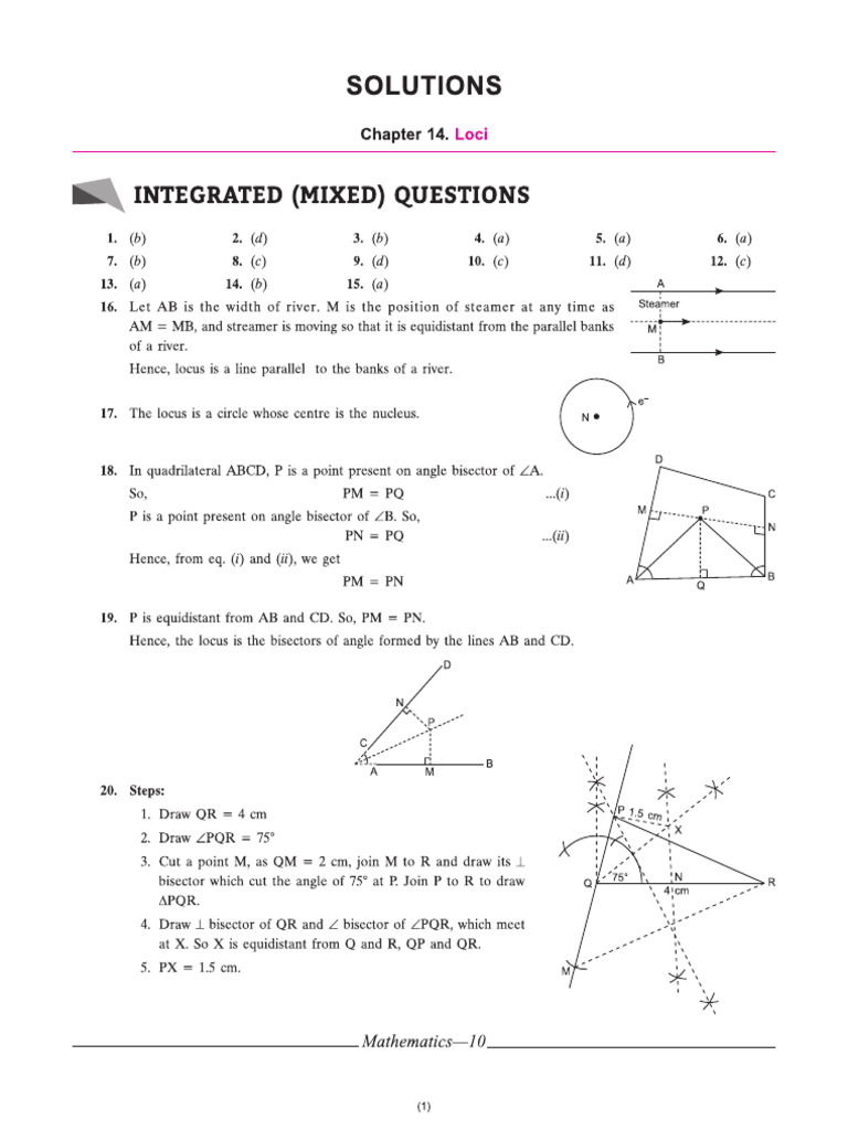 Icse Cl10 Together With Mathematics Solutions To Integrated Mixed ...