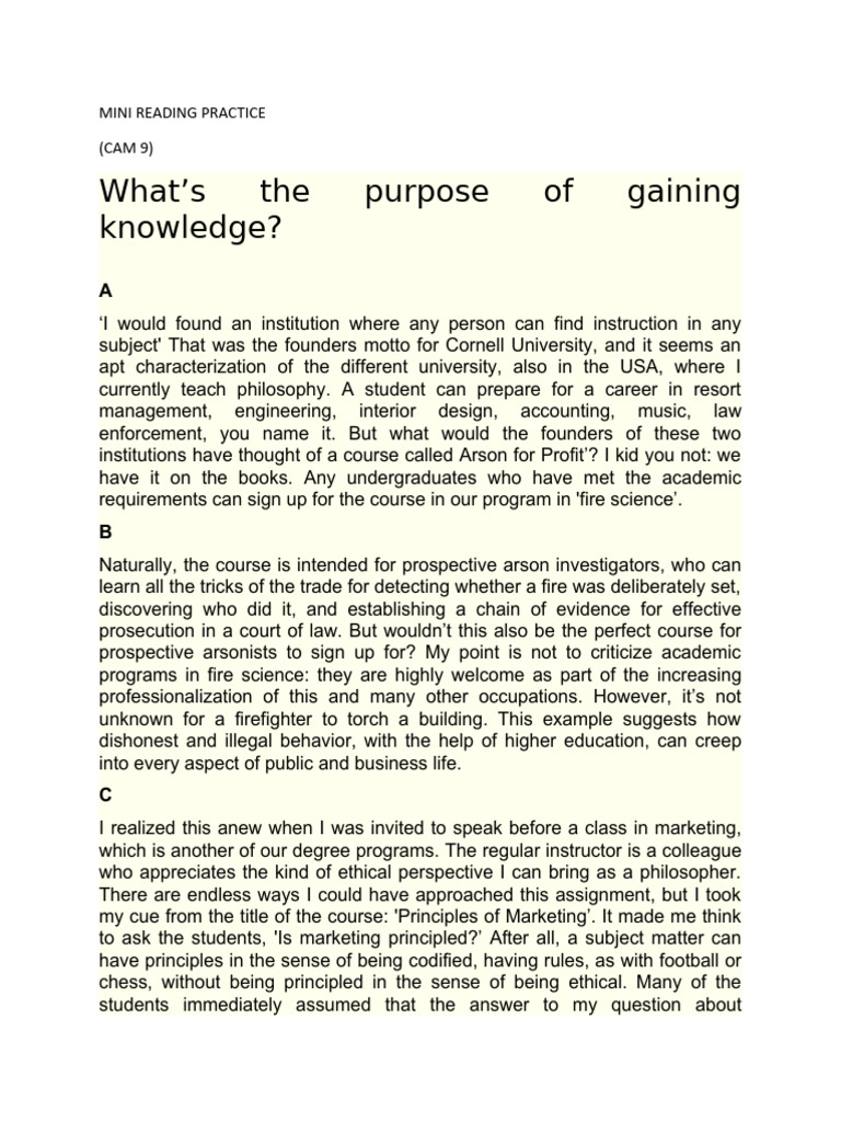 Mini Reading Practice 21.4_ Matching Headings | PDF | Arson | Crime ...