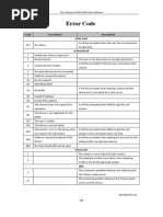 Hikvision Error Codes Overview | PDF | Streaming Media | Client (Computing)
