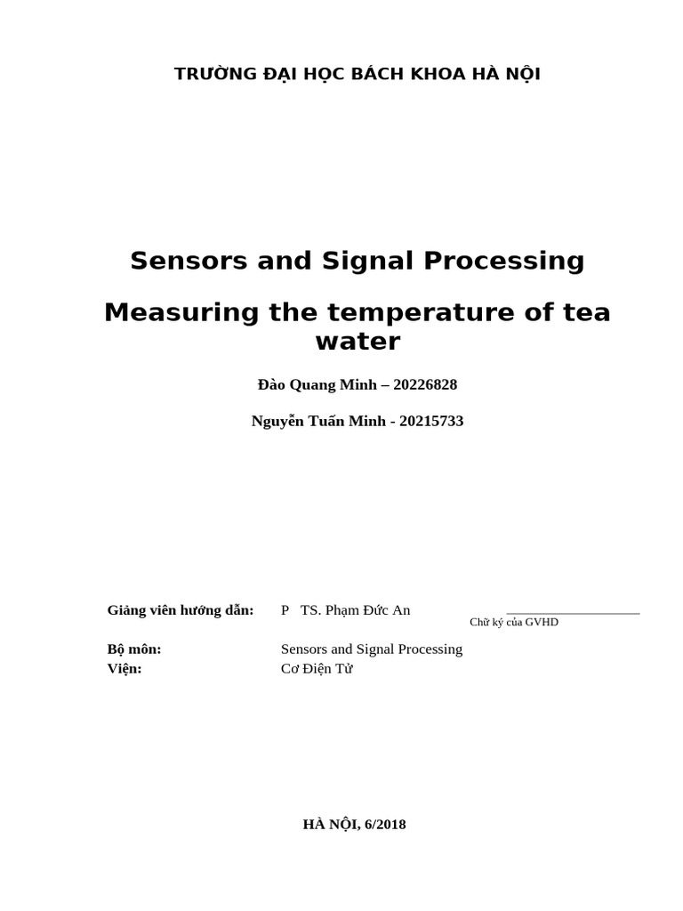 Mẫu ĐATN 2019 Version 1 1 | PDF | Sensor | Accuracy And Precision