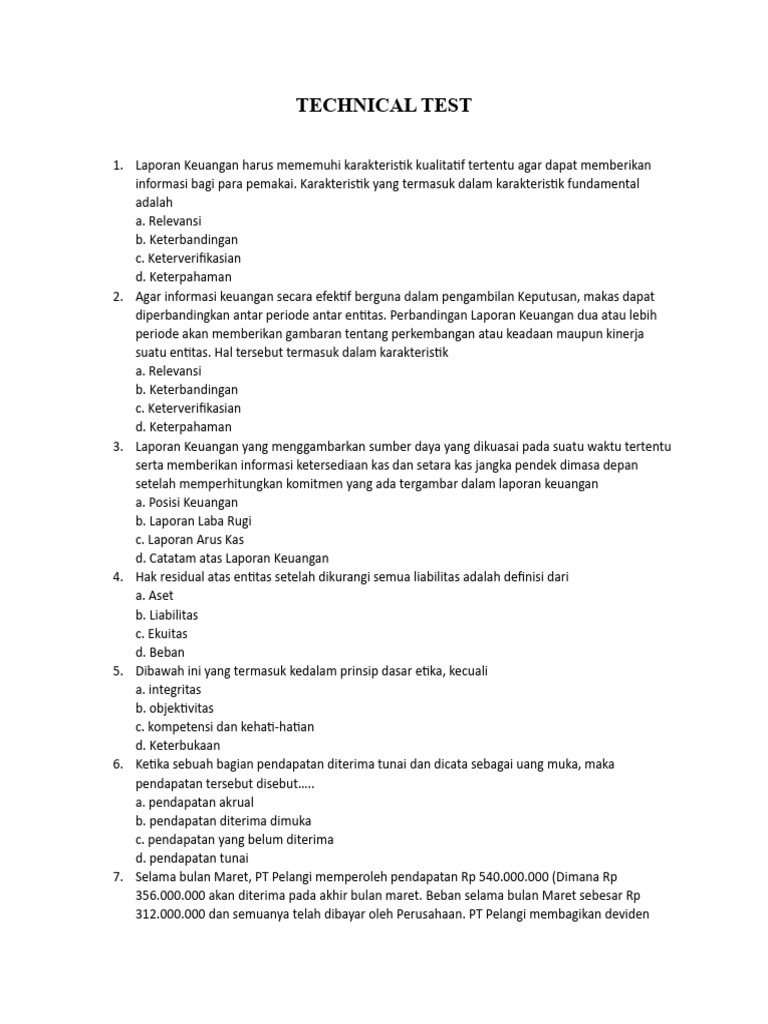 Edm - Technical Test | PDF