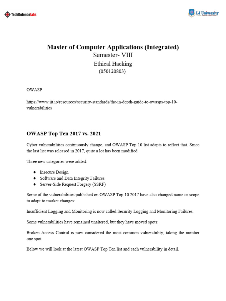 Unit 4 | PDF | Exploit (Computer Security) | Security