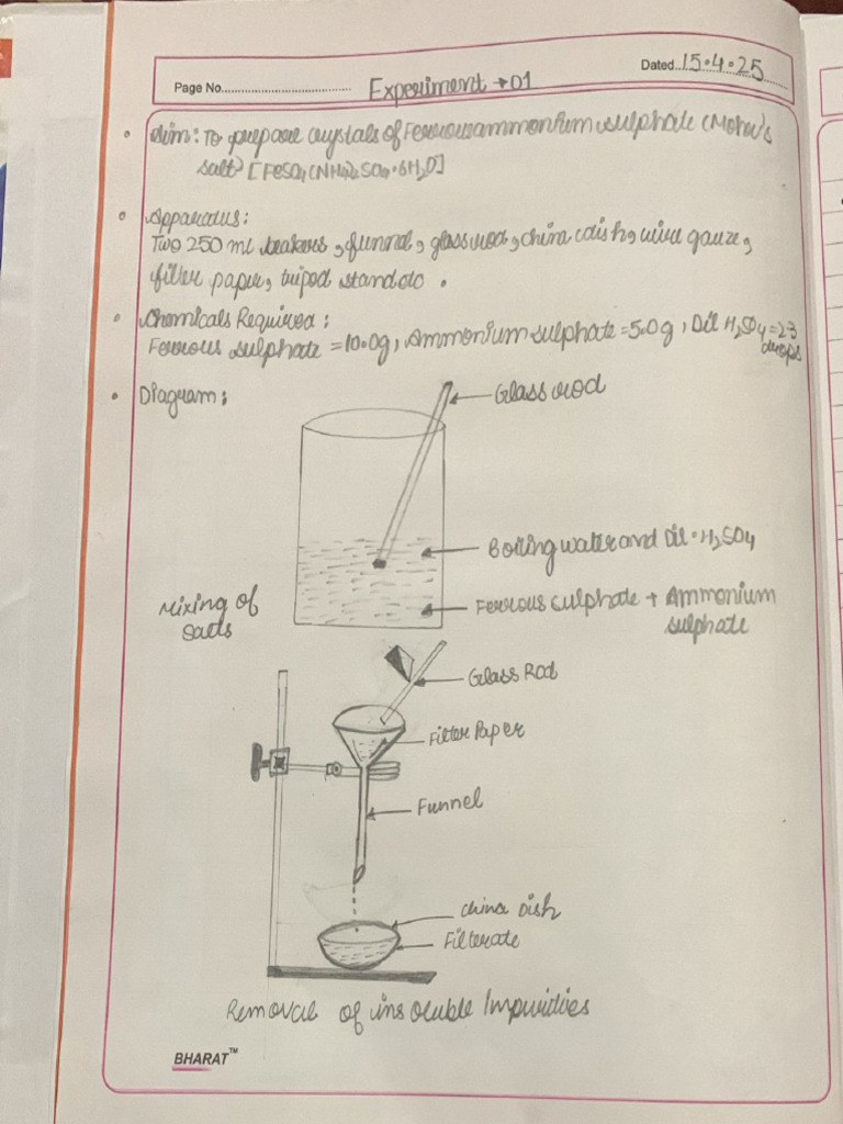 Chemistry Experiment 01 | PDF