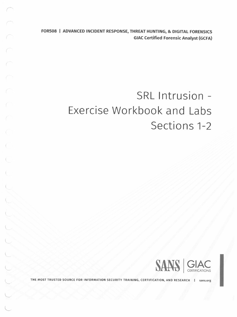 Workbook and Labs Section 1-2 | PDF