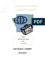 Pengalaman Positif Dalam Pembelajaran Geografi