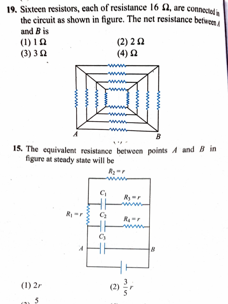 Advanced Problem-Current Electricity | PDF
