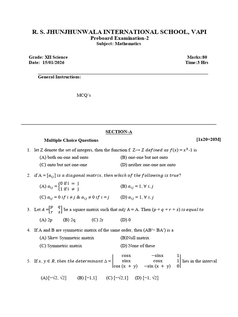 PB SAMPLE Ppr 1 | PDF | Line (Geometry) | Cartesian Coordinate System