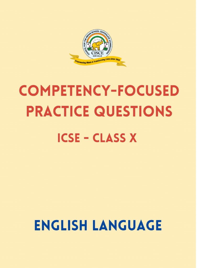 Competency Based Questions EL | PDF