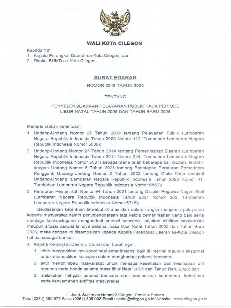 Surat Edaran | PDF
