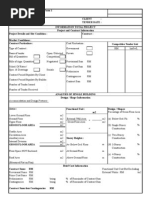 Blank Form Elemental Cost Analysis (ECA) - Form 1